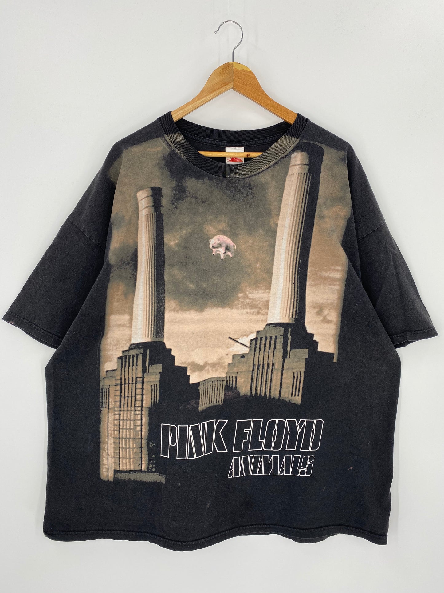 90’s PINK FLOYD ANIMALS Size XXXL Vintage Music T-shirt / 8033
