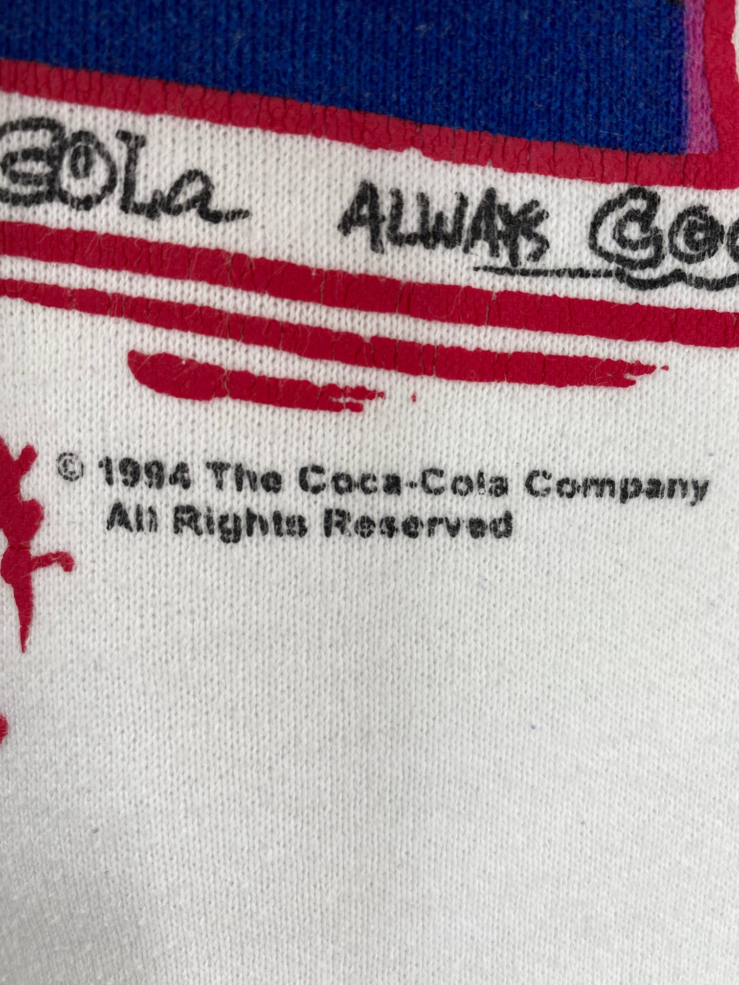 1994 COCA COLA Made in USA Size L Vintage Sweat-Shirt / A6005