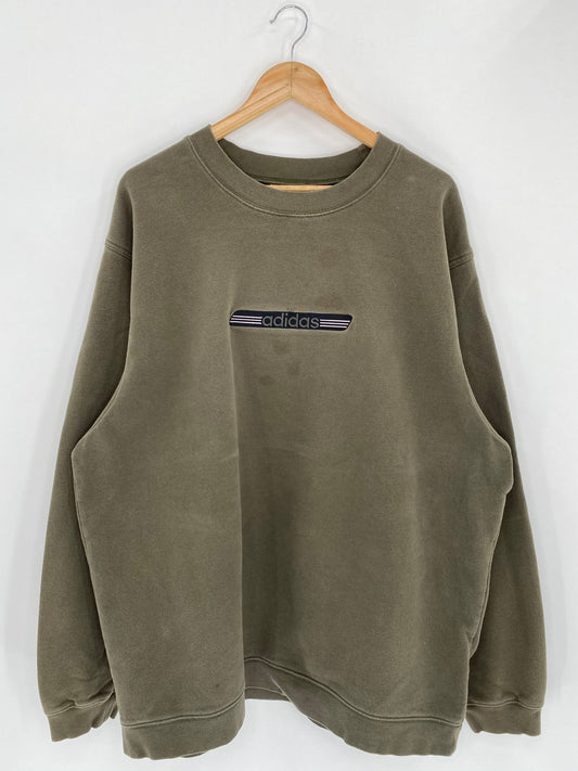 00’ ADIDAS Size XXL Vintage Sweat-Shirt / 5442