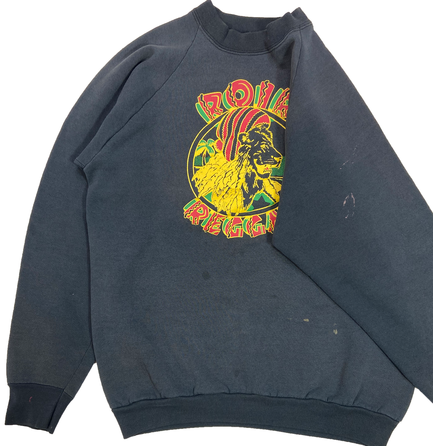 90's ROIR REGGAE Made in USA Slim Fit Sweat-Shirt / 4030