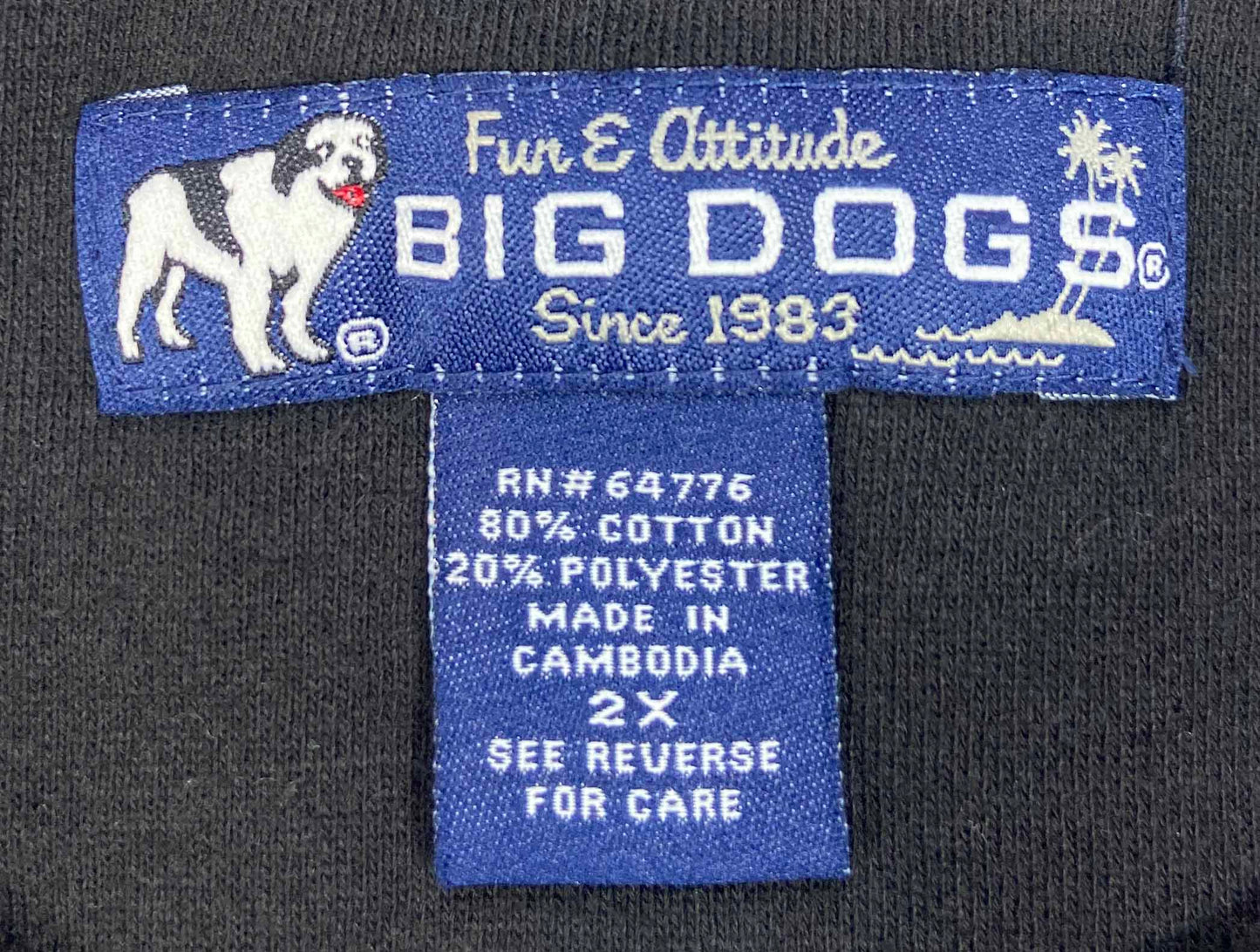 Vintage Big Dogs Parody Harley Davidson Sweat-Shirts / 4032