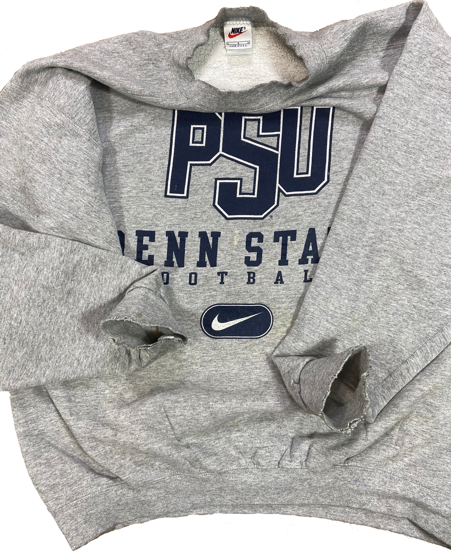 90's Nike x Penn State Football Made in USA Vintage Sweat-Shirt / 4055