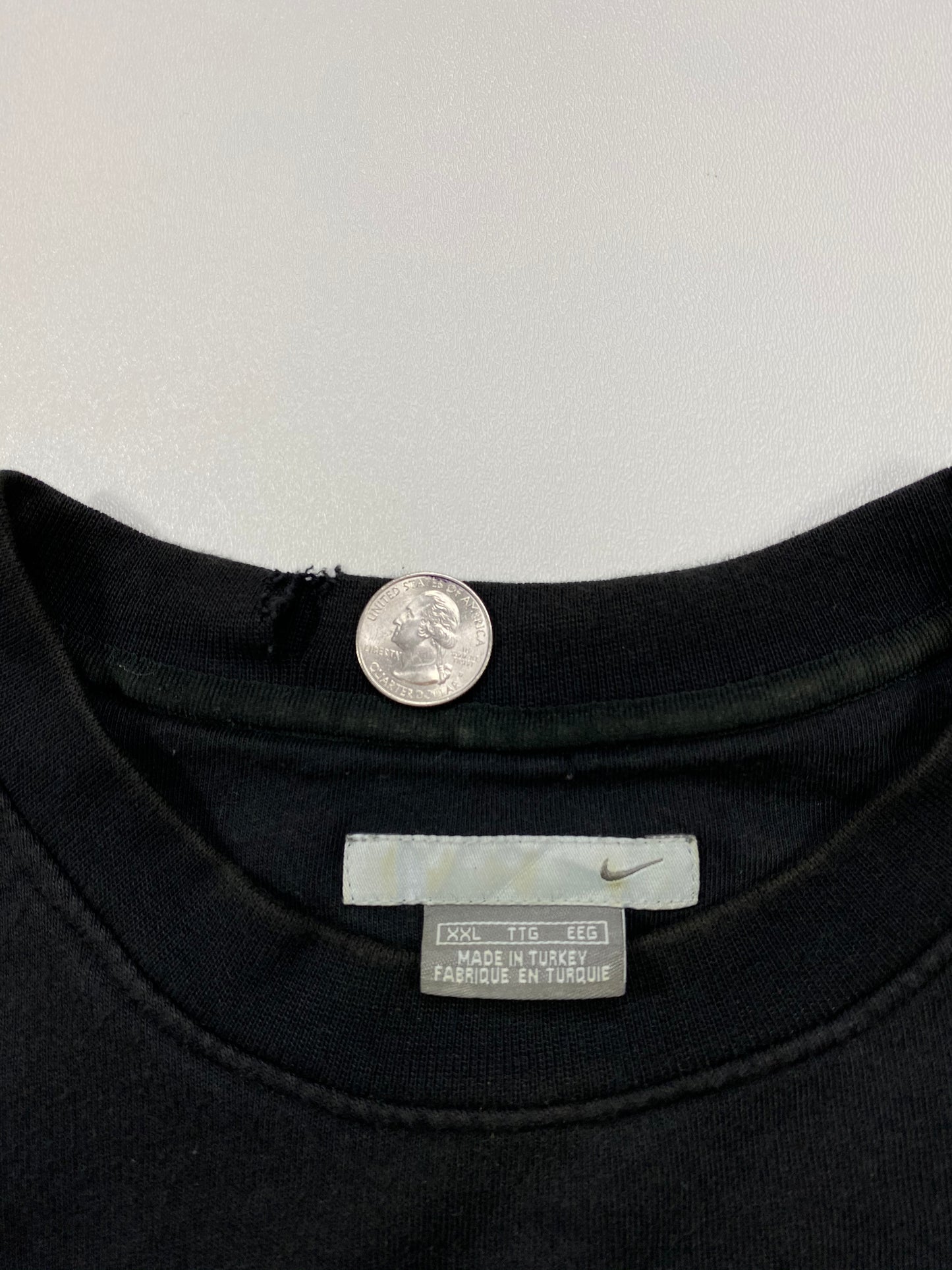00' NIKE Mini Swoosh Size XXL Vintage Sweat-shirt  / 6044
