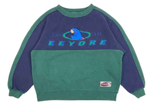Vintage Eeyore Winnie the Pooh Disney Short Length Ladies Sweat-Shirt / 4068