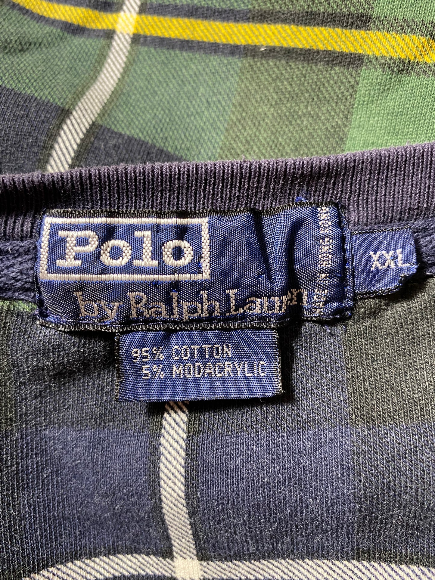 90’s POLO RALPH LAUREN Size XXL Vintage Sweat-Shirt / K1178