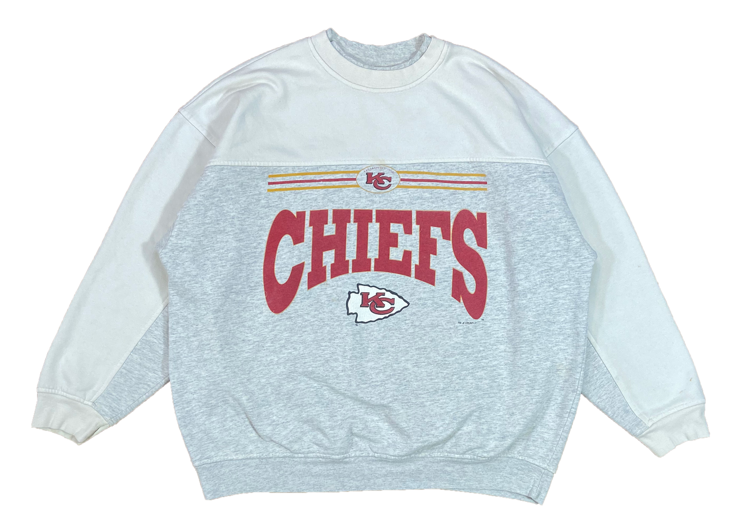 1993' Kansas City Chiefs Made in USA Vintage NFL Sweat-Shirt / 4082