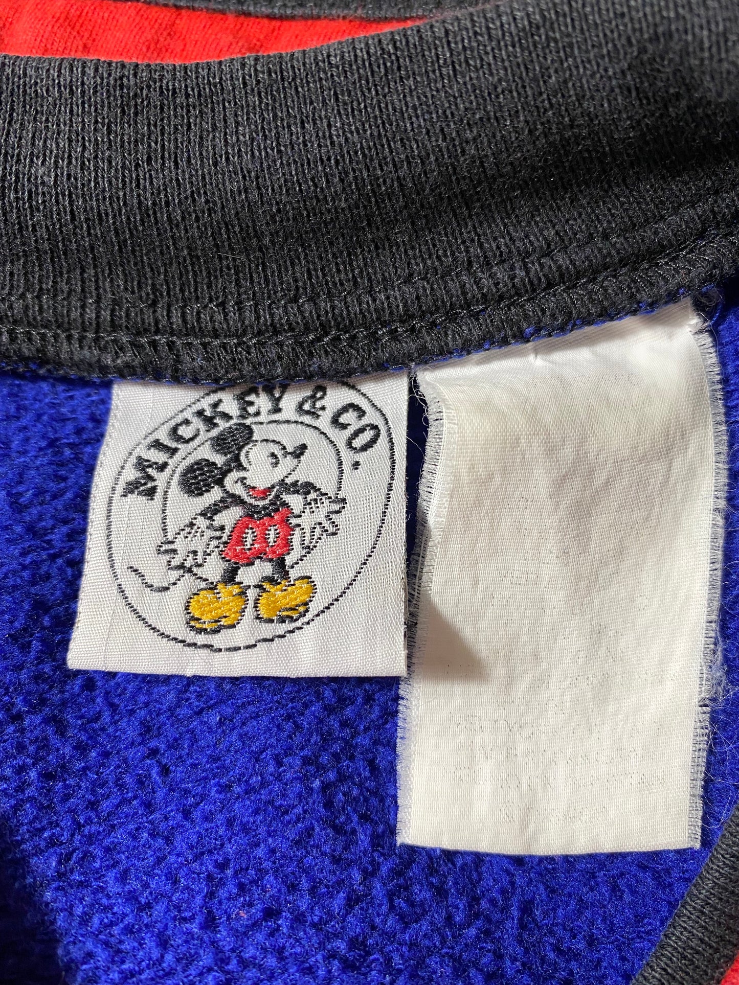 .90’s DISNEY MICKEY Size No tag (Approx.L) Vintage Sweat-shirt / E1154
