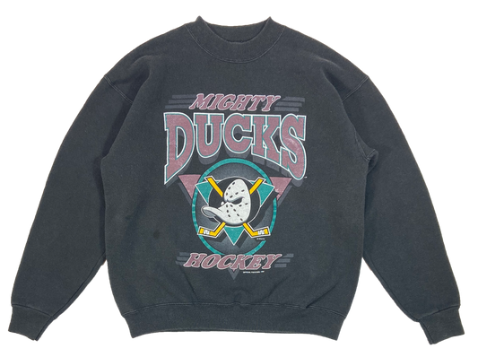 1993' Disney Mighty Ducks Made in USA Vintage Sweat-Shirt / 4092
