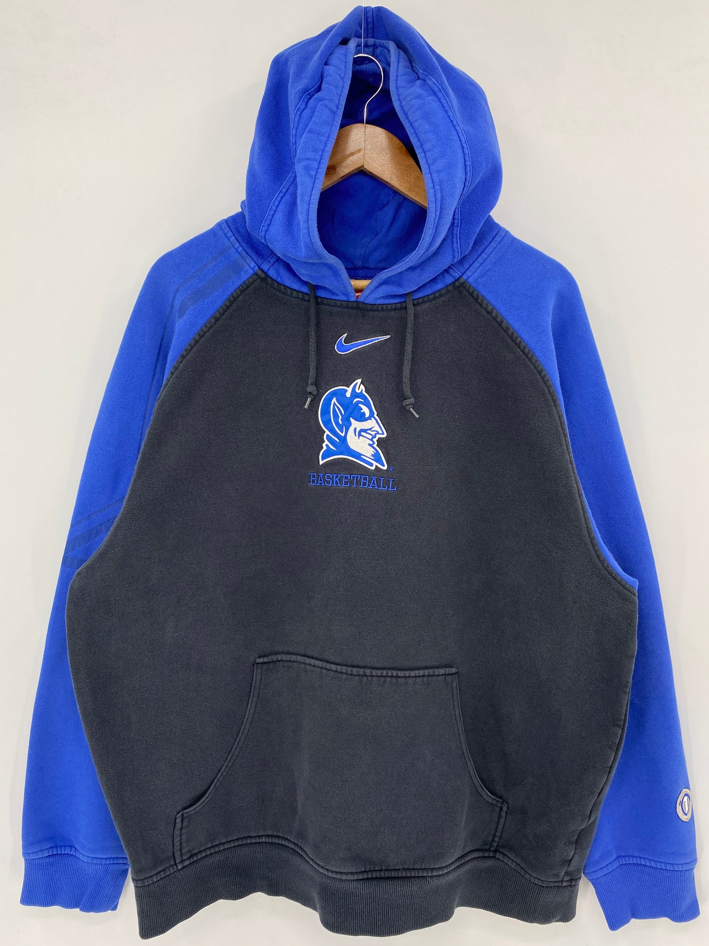 00’ NIKE DUKE BLUE DEVILS Size L Vintage College Hoodie Sweat-Shirts / K3000