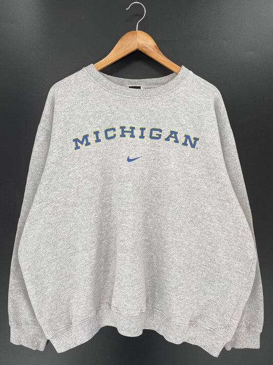00’ NIKE MICHIGAN Size XXL Vintage Sweatshirt / 9811