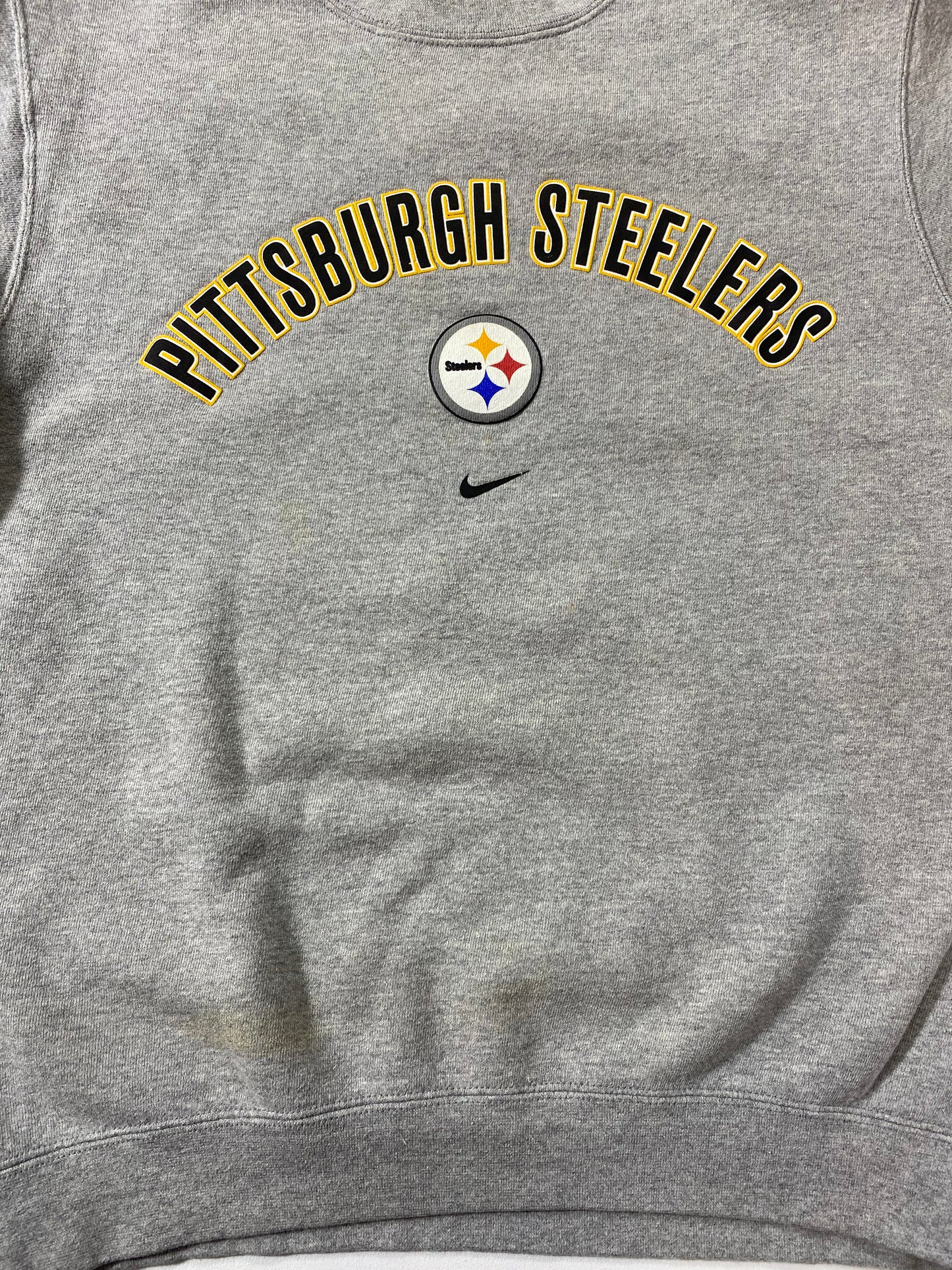 90’s NIKE PITTSBURG STEELERS Made in USA Size M Vintage NFL Sweat-shirt / 6563