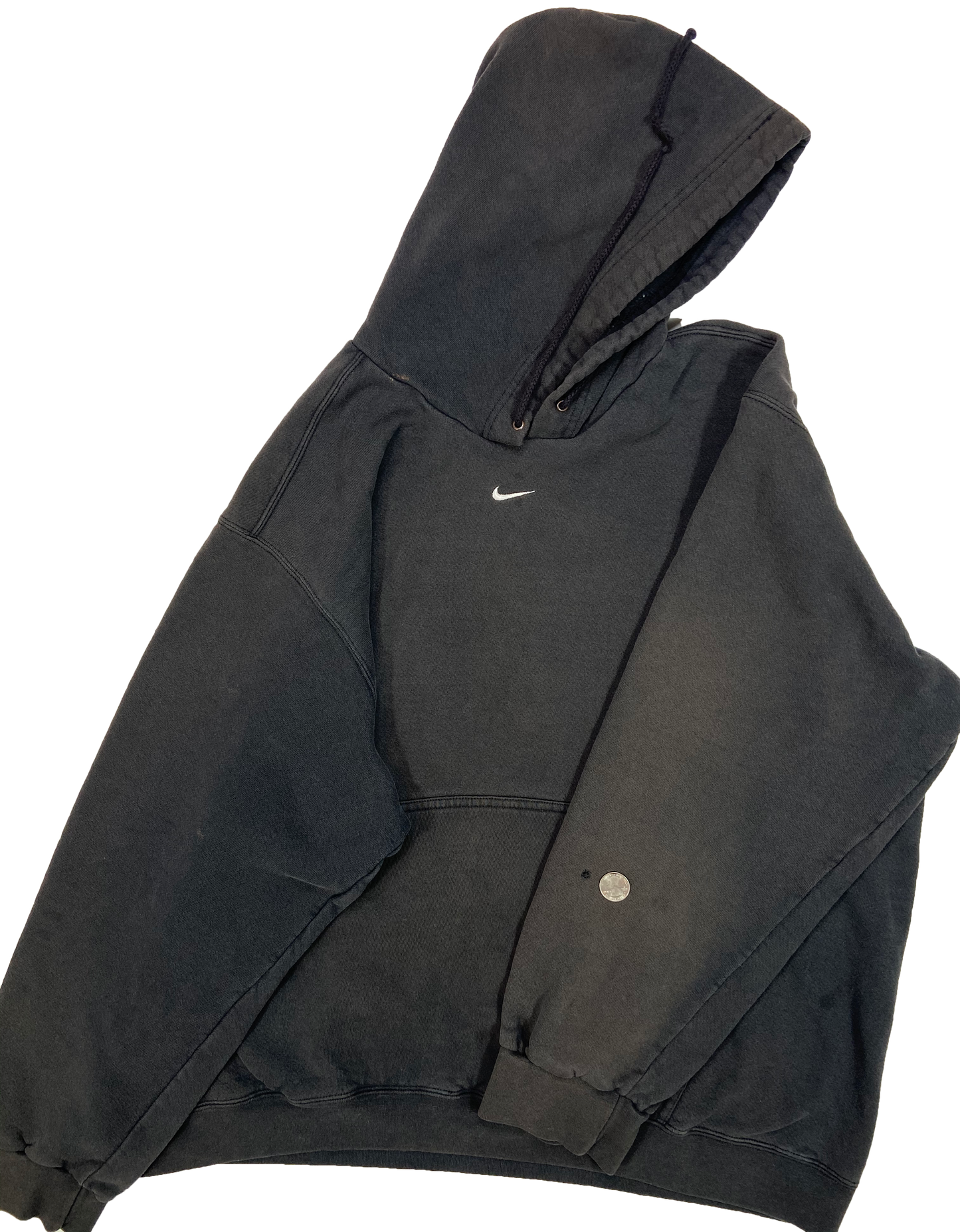 90's Nike Center Swoosh Vintage Hoodie Sweat-Shirt / 4176