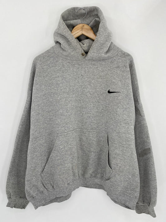 90’s NIKE Mini Swoosh Size XXL Vintage Hoodie Sweat-Shirt / K4687