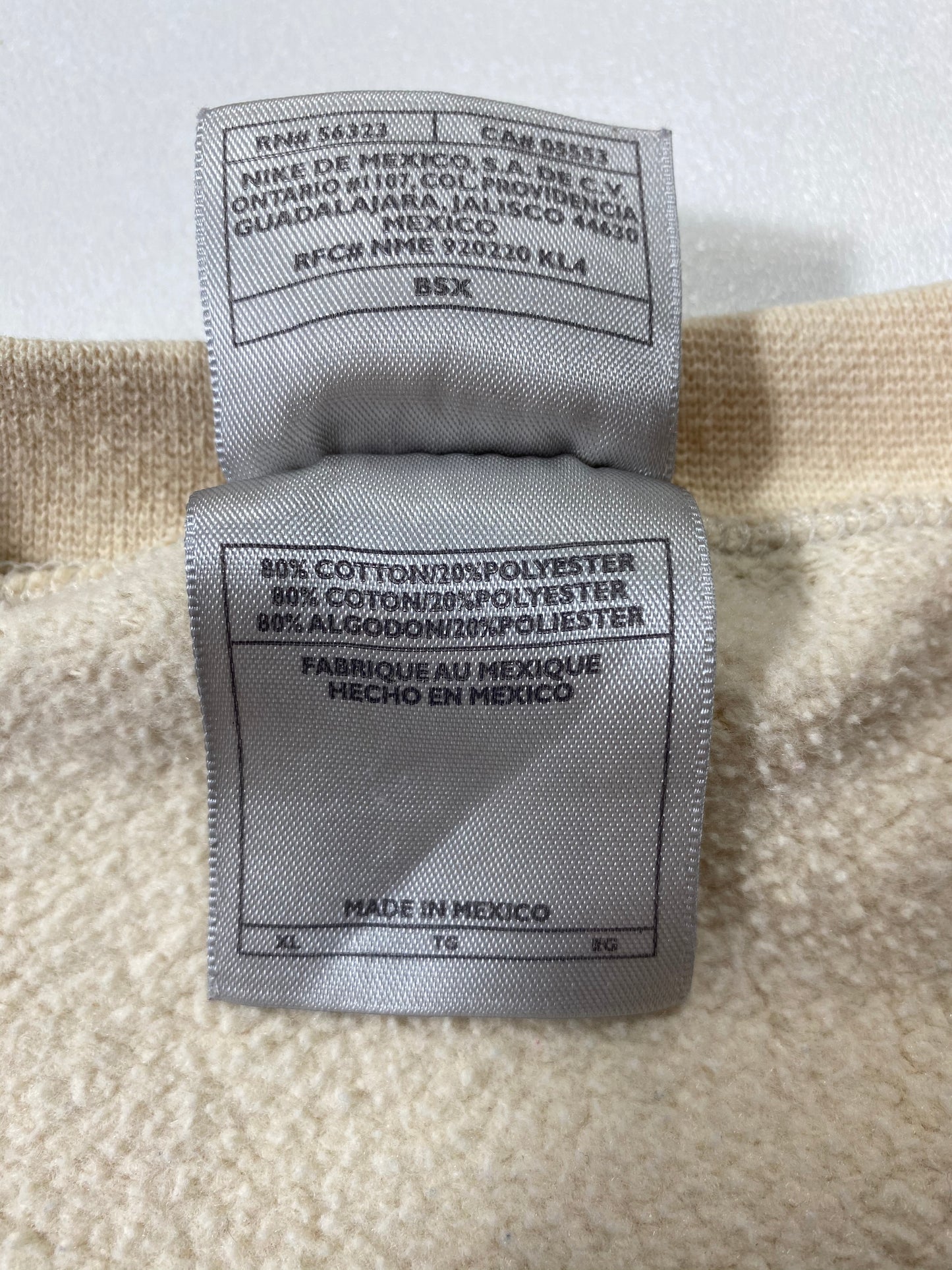 90’s NIKE Mini Swoosh Size XL Vintage Sweat-shirt / 6987