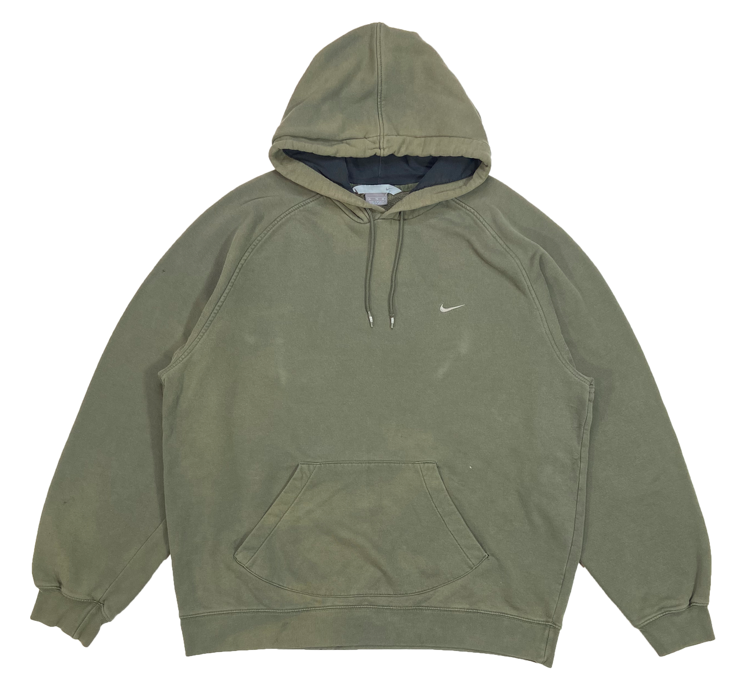 00' Nike Mini Swoosh Vintage Damage Hoodie Sweat-Shirt / 4231