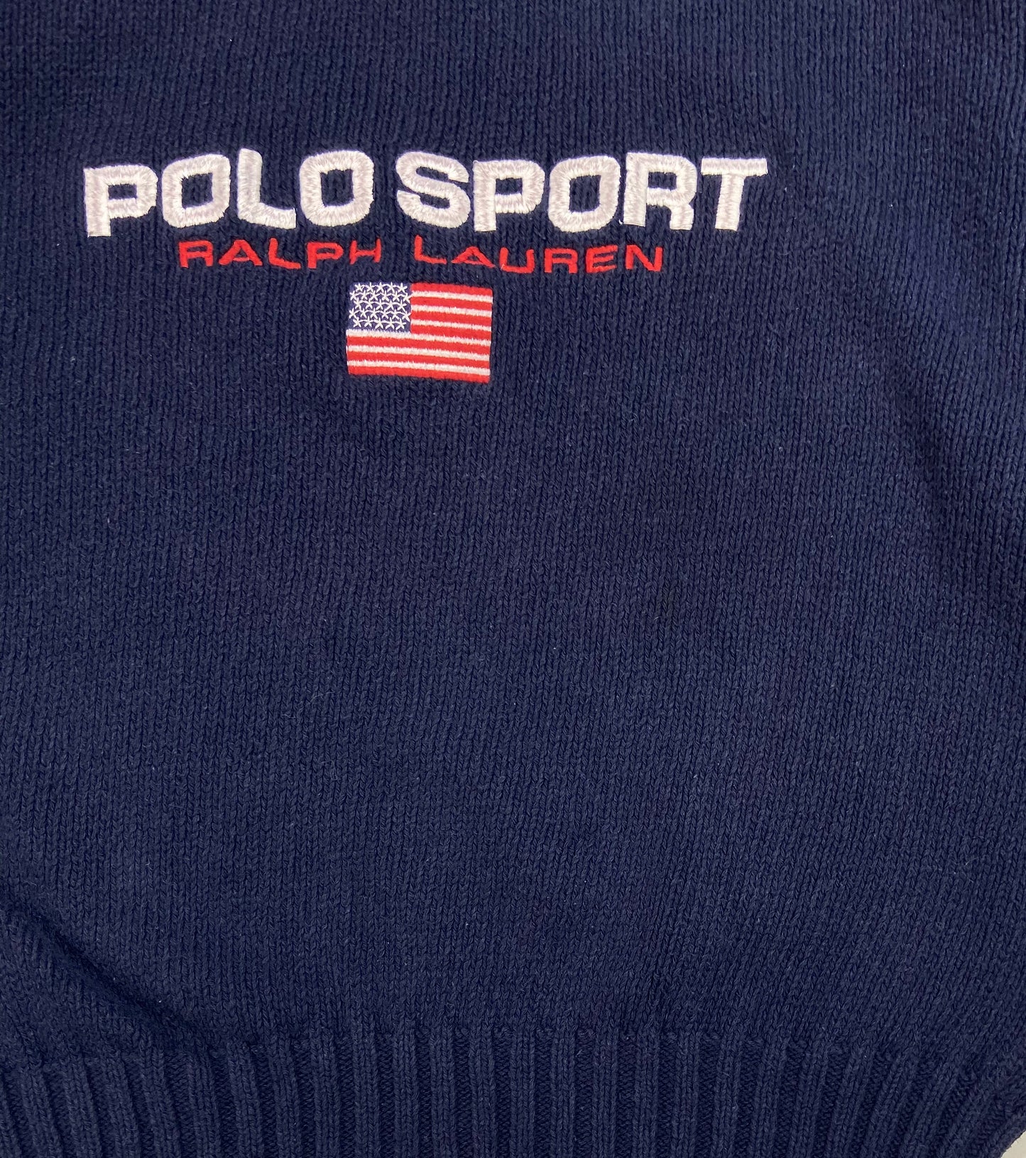 90's Polo Sport Ralph Lauren Vintage Knit Sweater / 4242