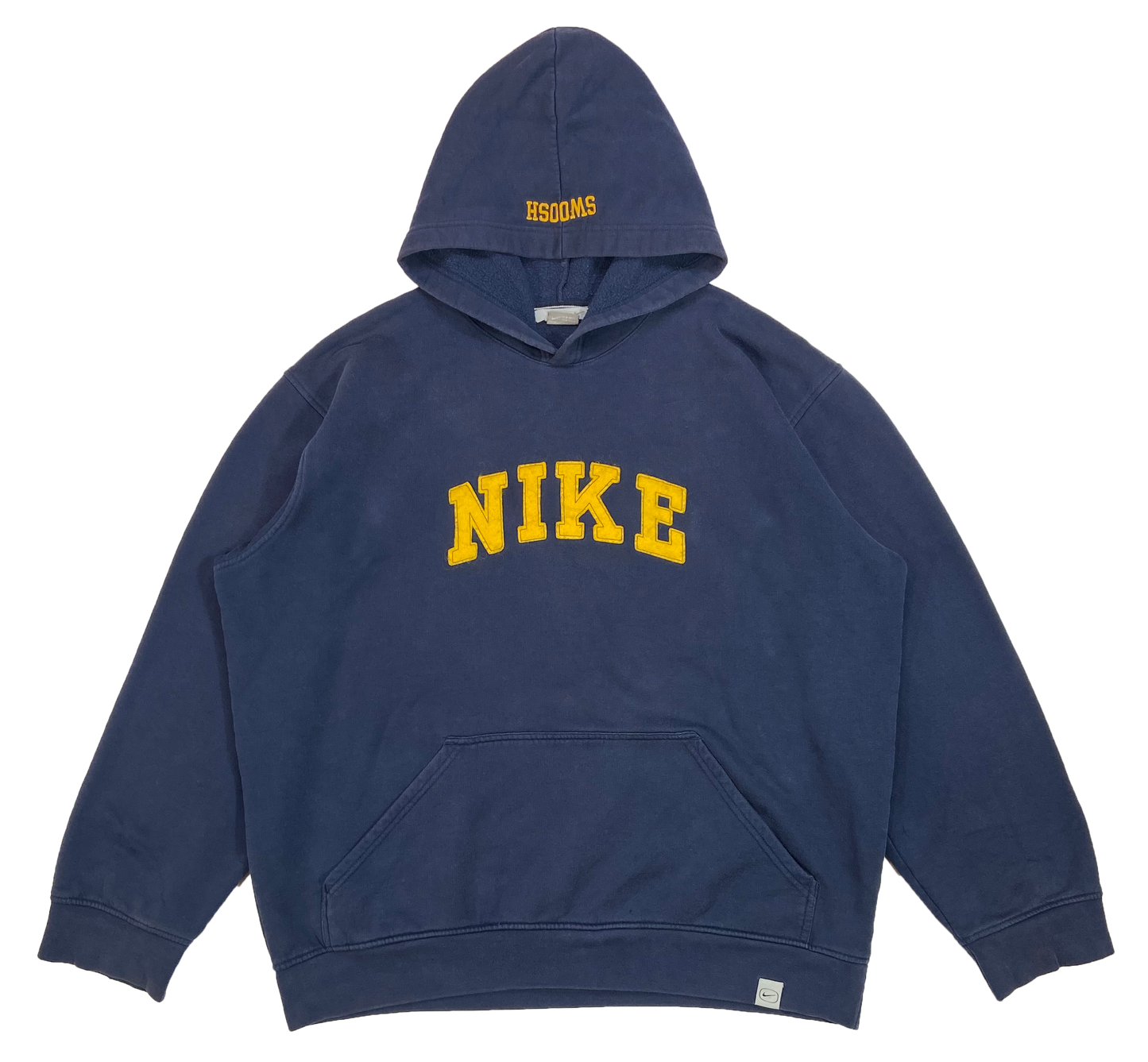 00' Nike Center Logo Vintage Hoodie Sweat-Shirt / 4263