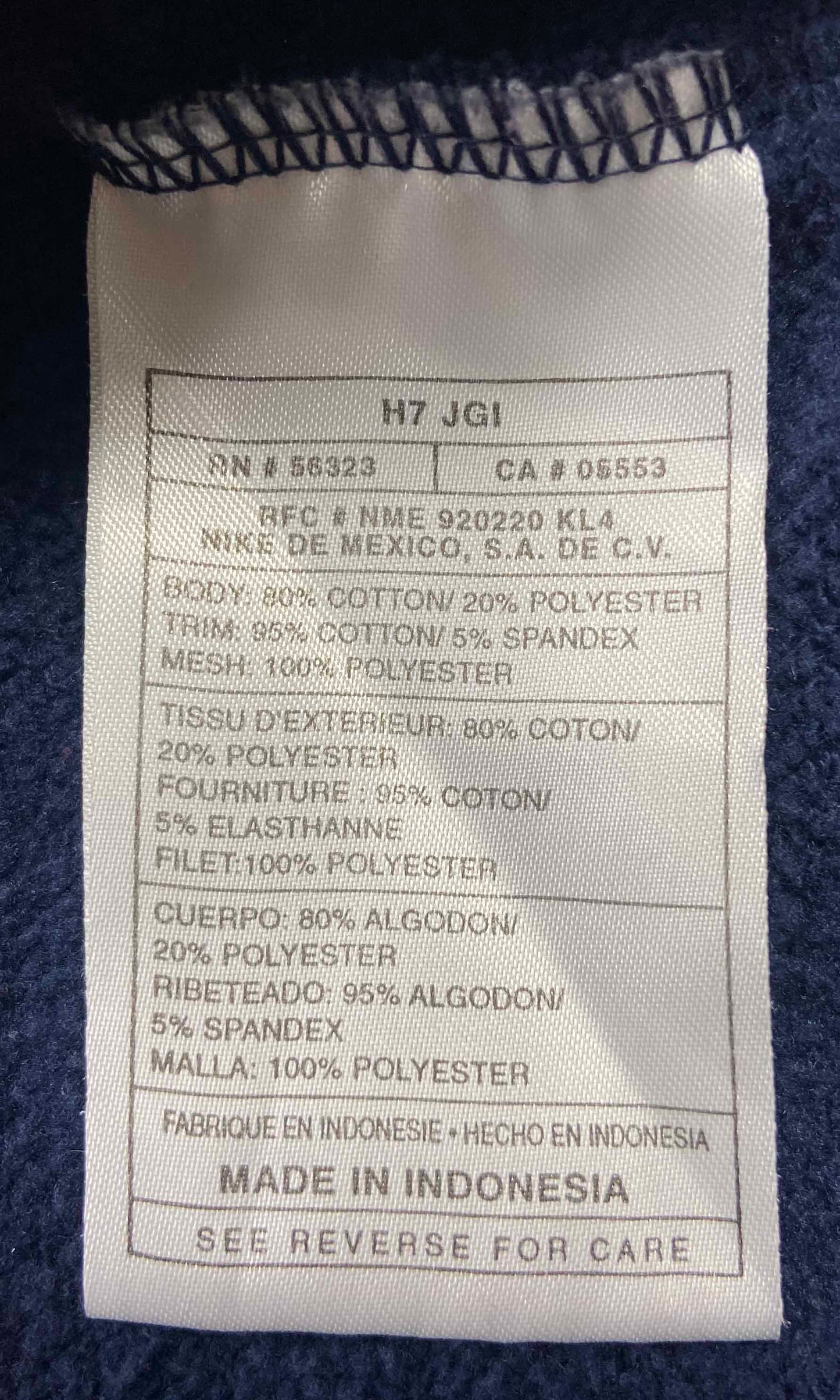 90's Nike Center Logo Vintage Ladies Shirt Length Sweat-Shirt / 4282