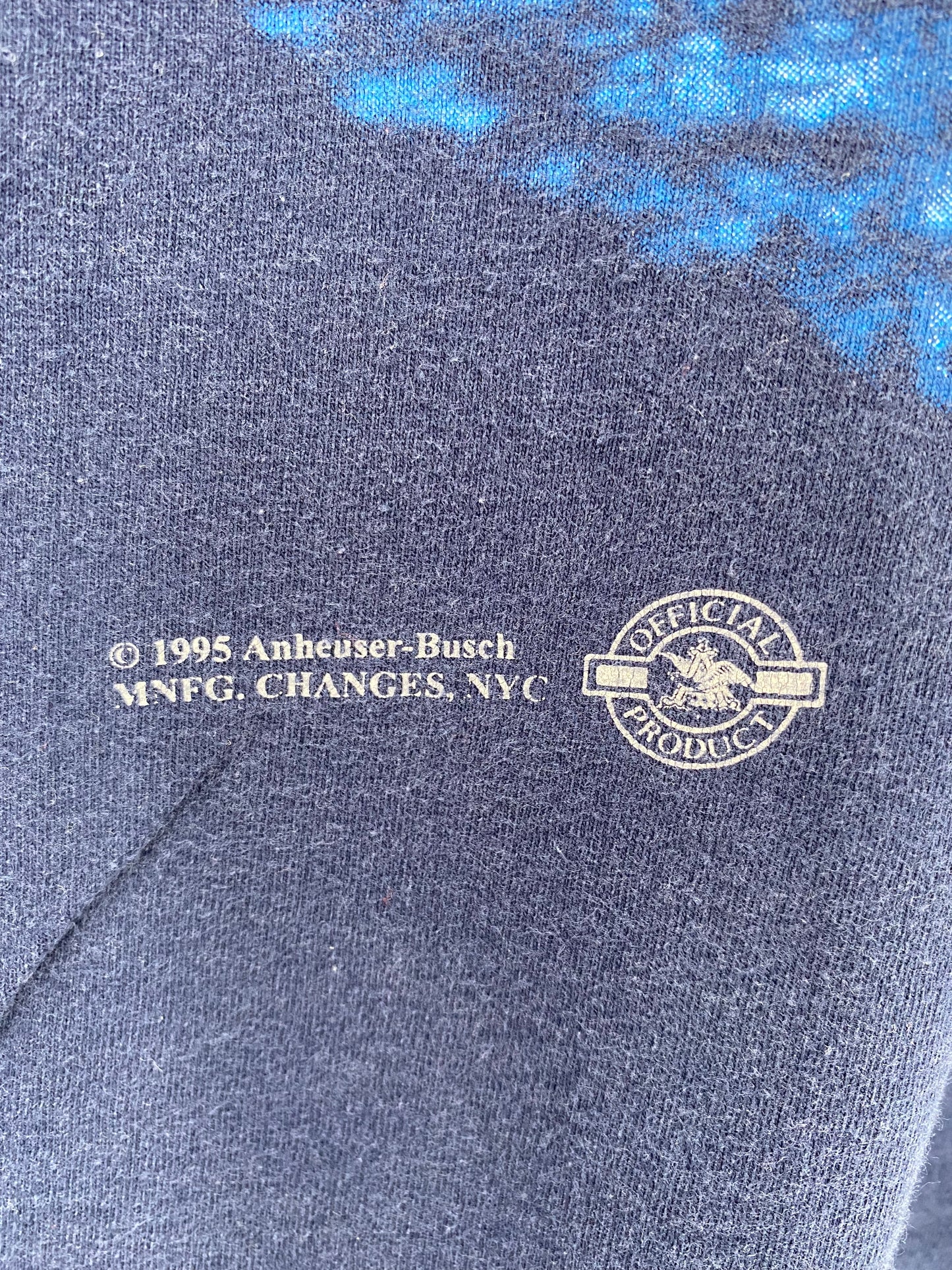 1995' BUD WEISER Made in USA Size XL Vintage T-Shirt / K1176