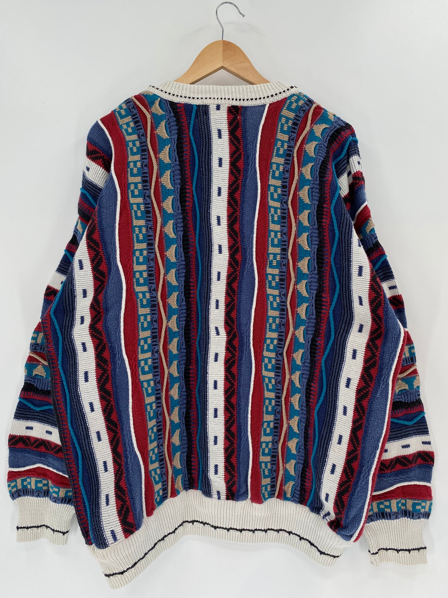 Vintage 3D COOGI- Style Size XL Knit Sweater / K1516