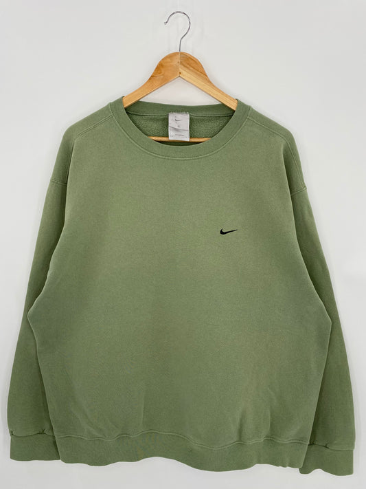 90’s NIKE Mini Swoosh Size L Vintage Sweat-shirt / 6893