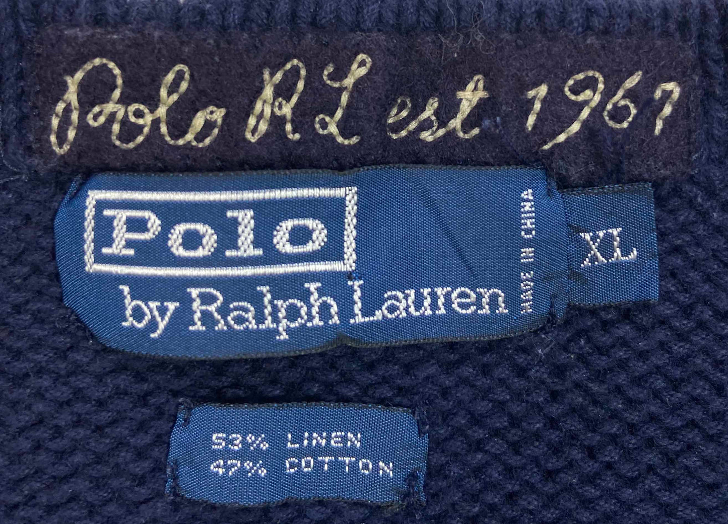 90's Polo Ralph Lauren Vintage Knit Sweater / 4343