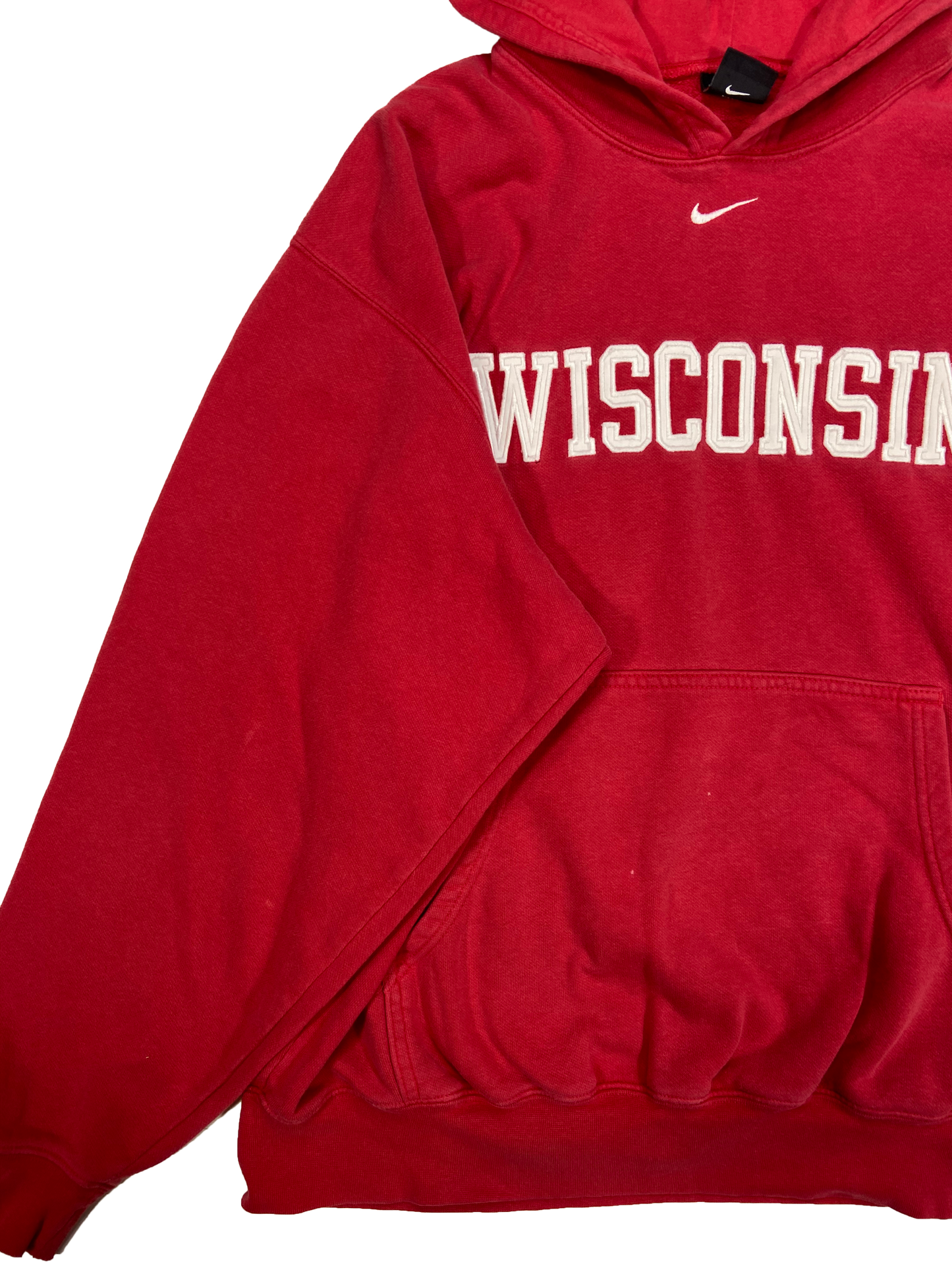 90's Nike x Wisconsin Vintage Hoodie Sweat-Shirt / 4376