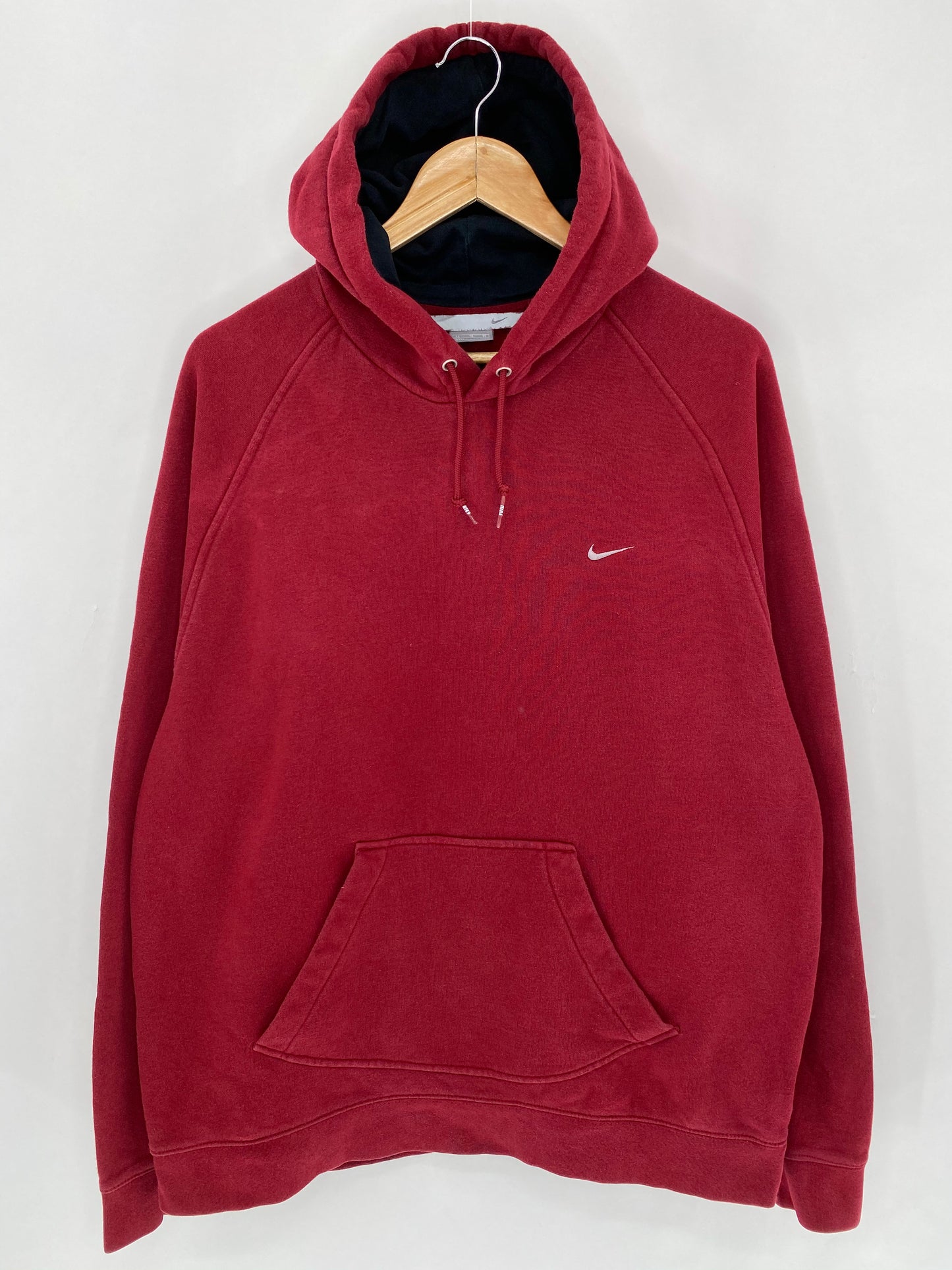 00' NIKE Mini Swoosh Size XL Vintage Hoodie Sweat-shirt  / 6040