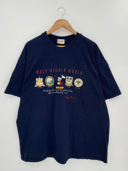 90’s WALT DISNEY WORLD Made in USA Size XL Vintage T-shirt  / 8076