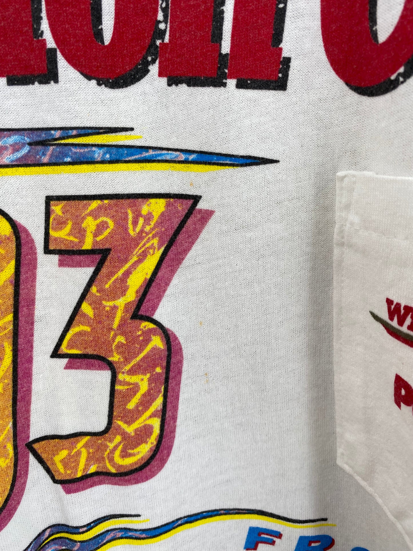 1993' NASCAR WINSTON CUP Made in USA Size XL Vintage Racing T-shirt / k1794