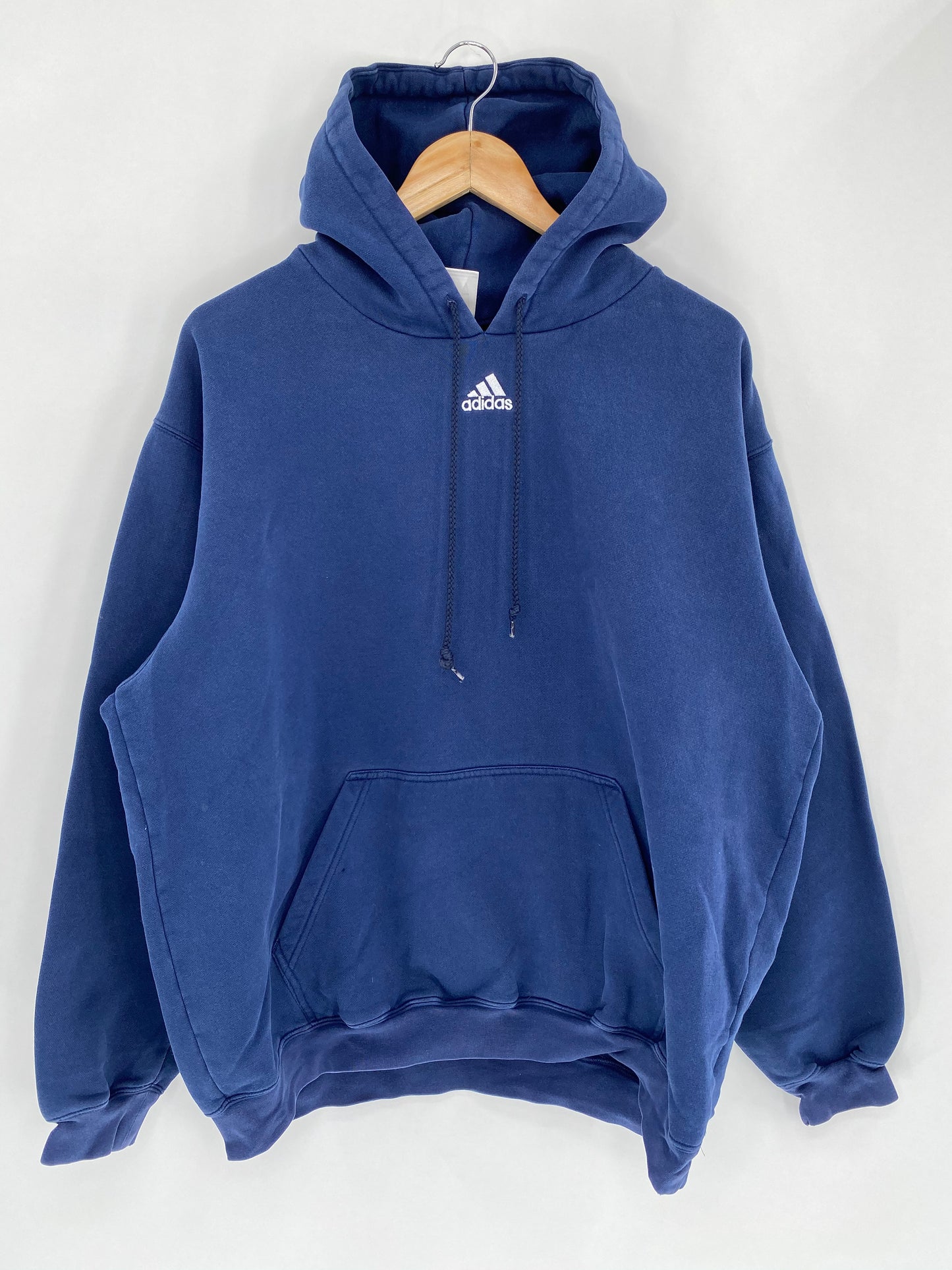 00’ ADIDAS Size L Vintage Hoodie Sweat-Shirt / 5482
