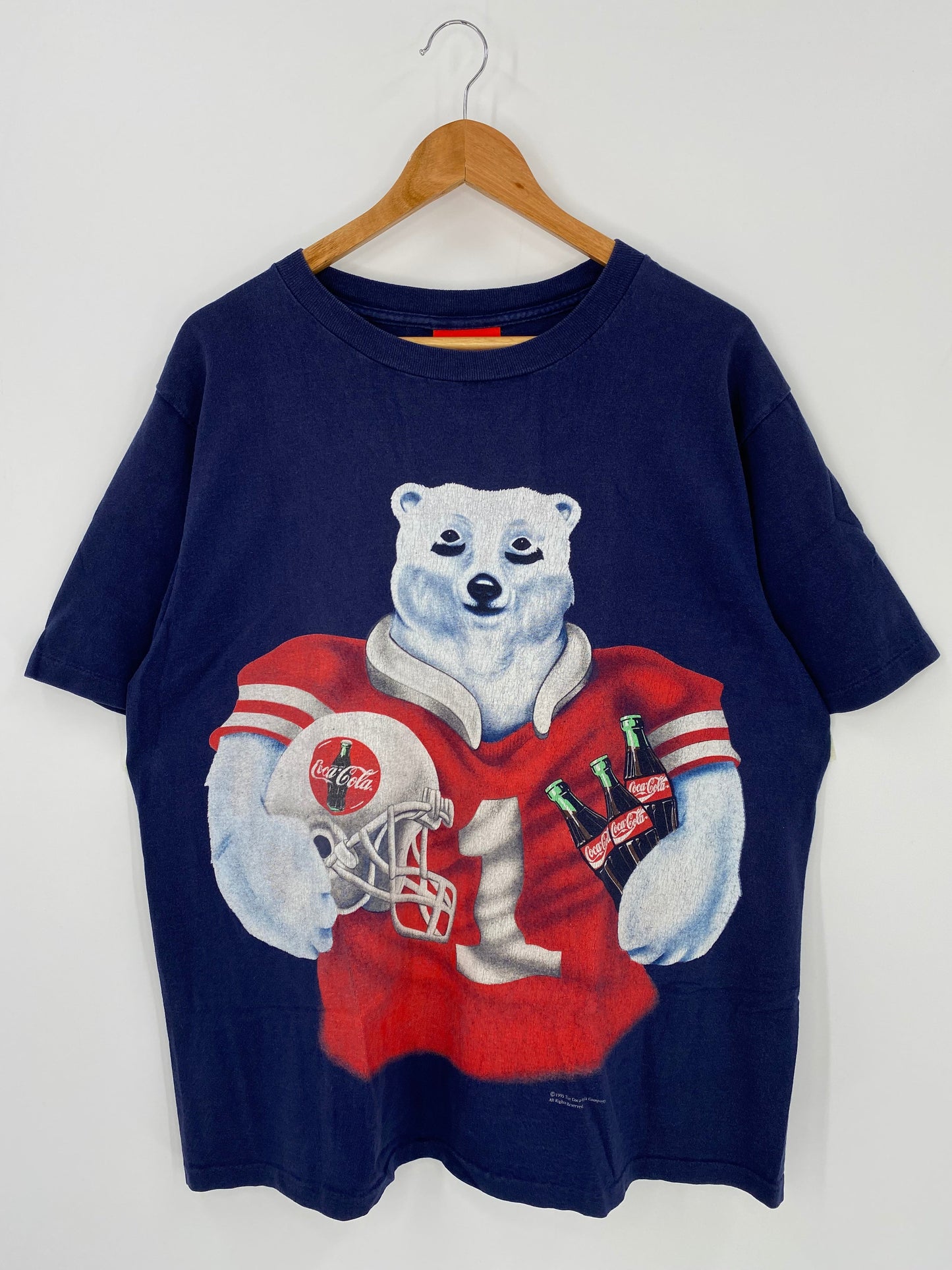 1995 COCA-COLA Made in USA Size XL Vintage T-Shirt / A2014