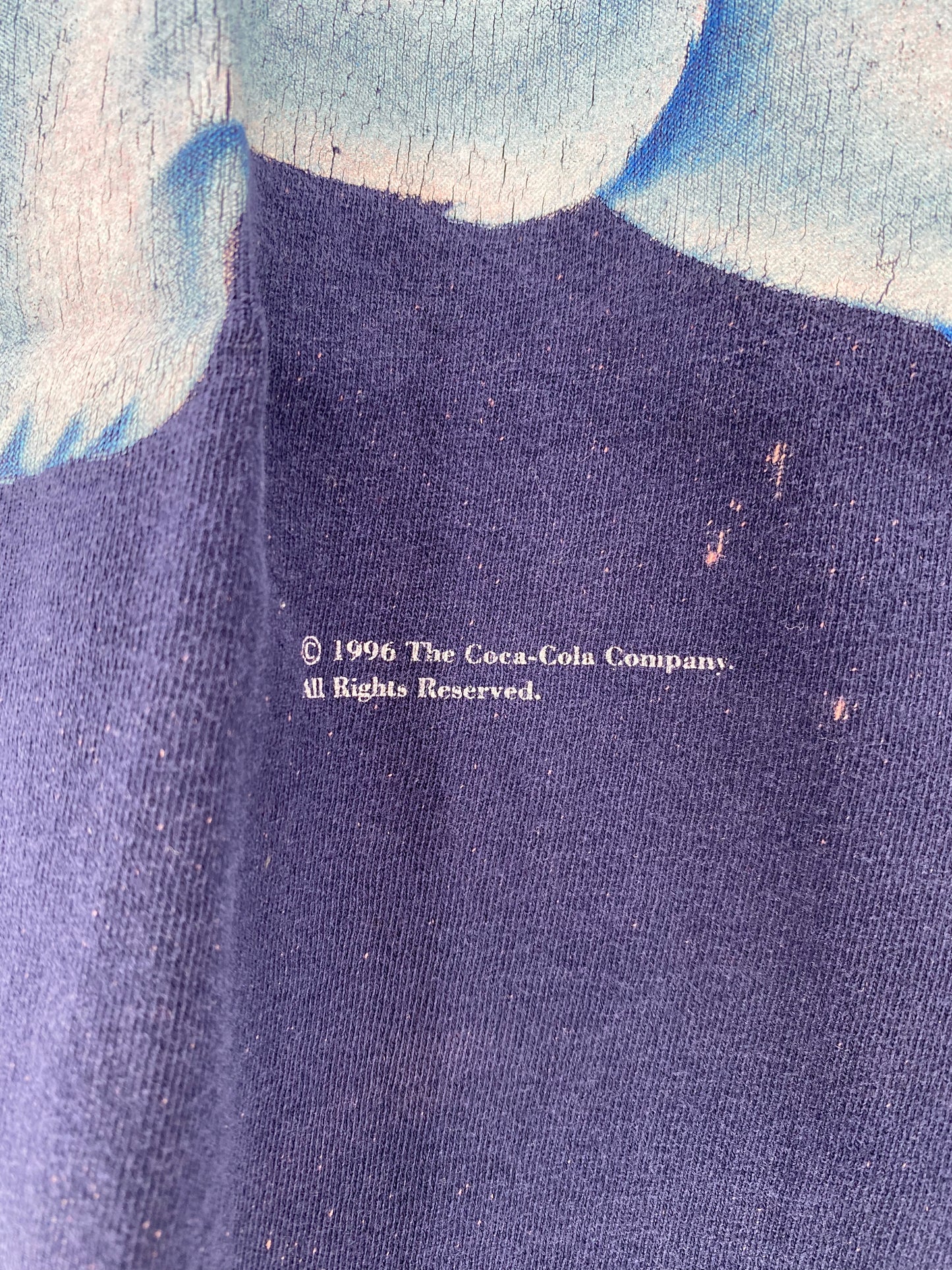 1996’ COCA-COLA Made in USA Size L Vintage T-Shirt / k489
