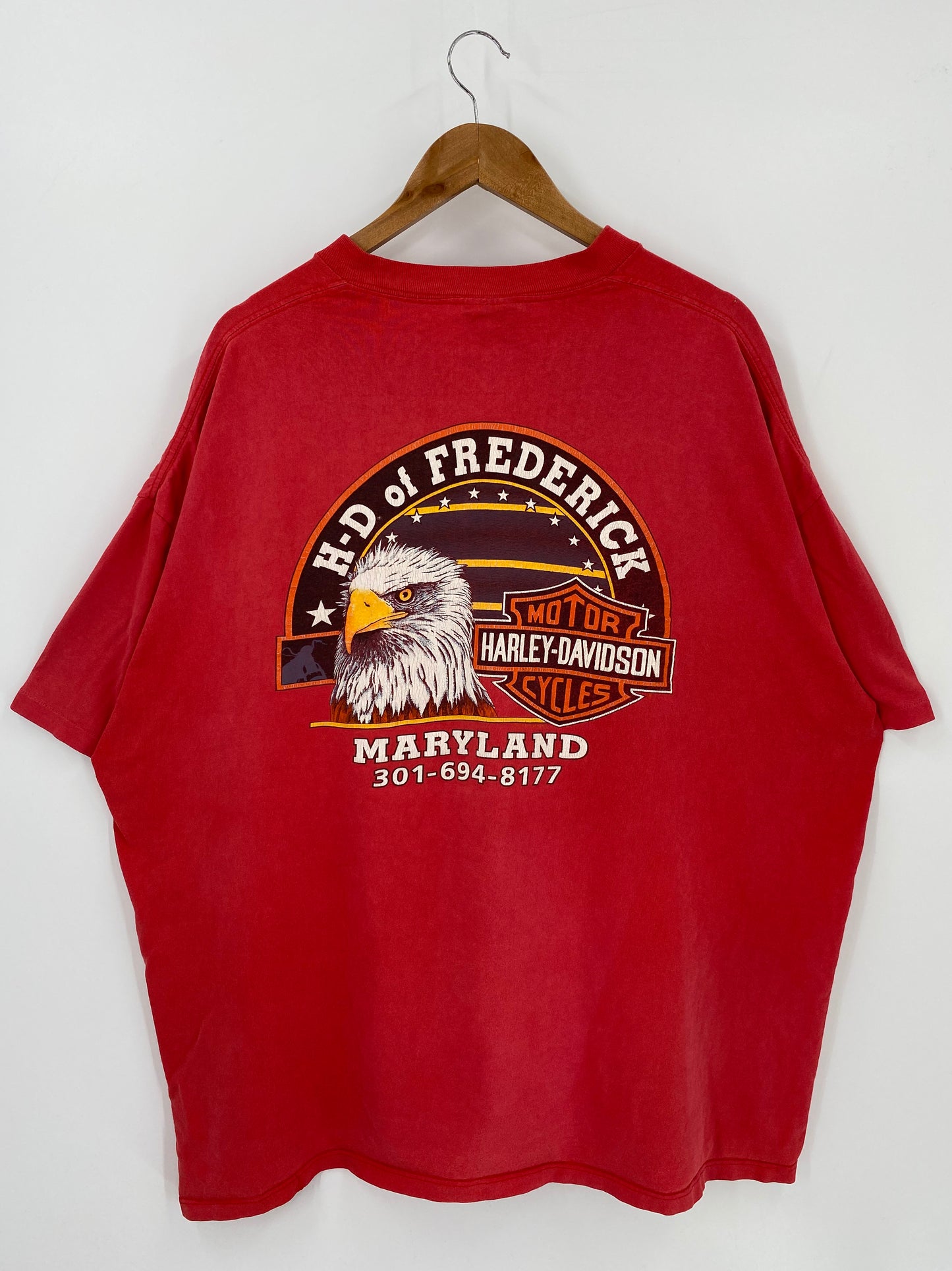 1992 HARLEY DAVIDSON Size XXXXL Vintage T-Shirt / 9785