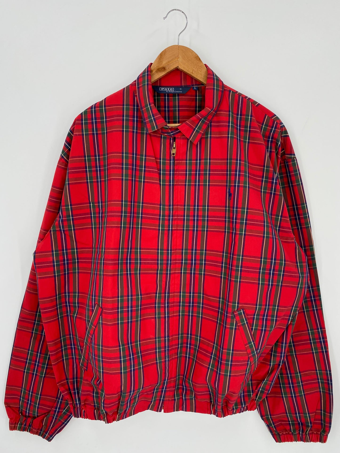 90's POLO RALPH LAUREN Size L Vintage Zip-Up Shirt / A523