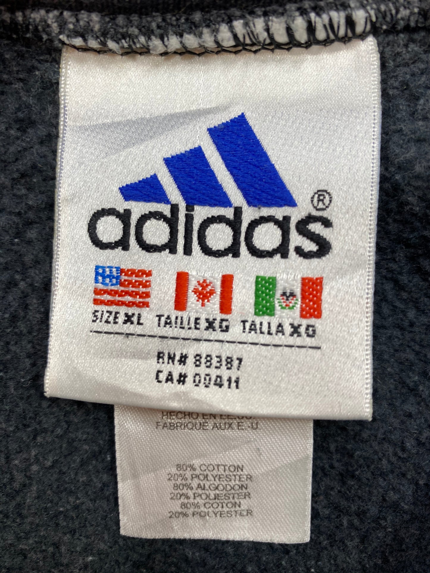 00’ Adidas Vintage Made in USA Sweat-Shirt / 4828