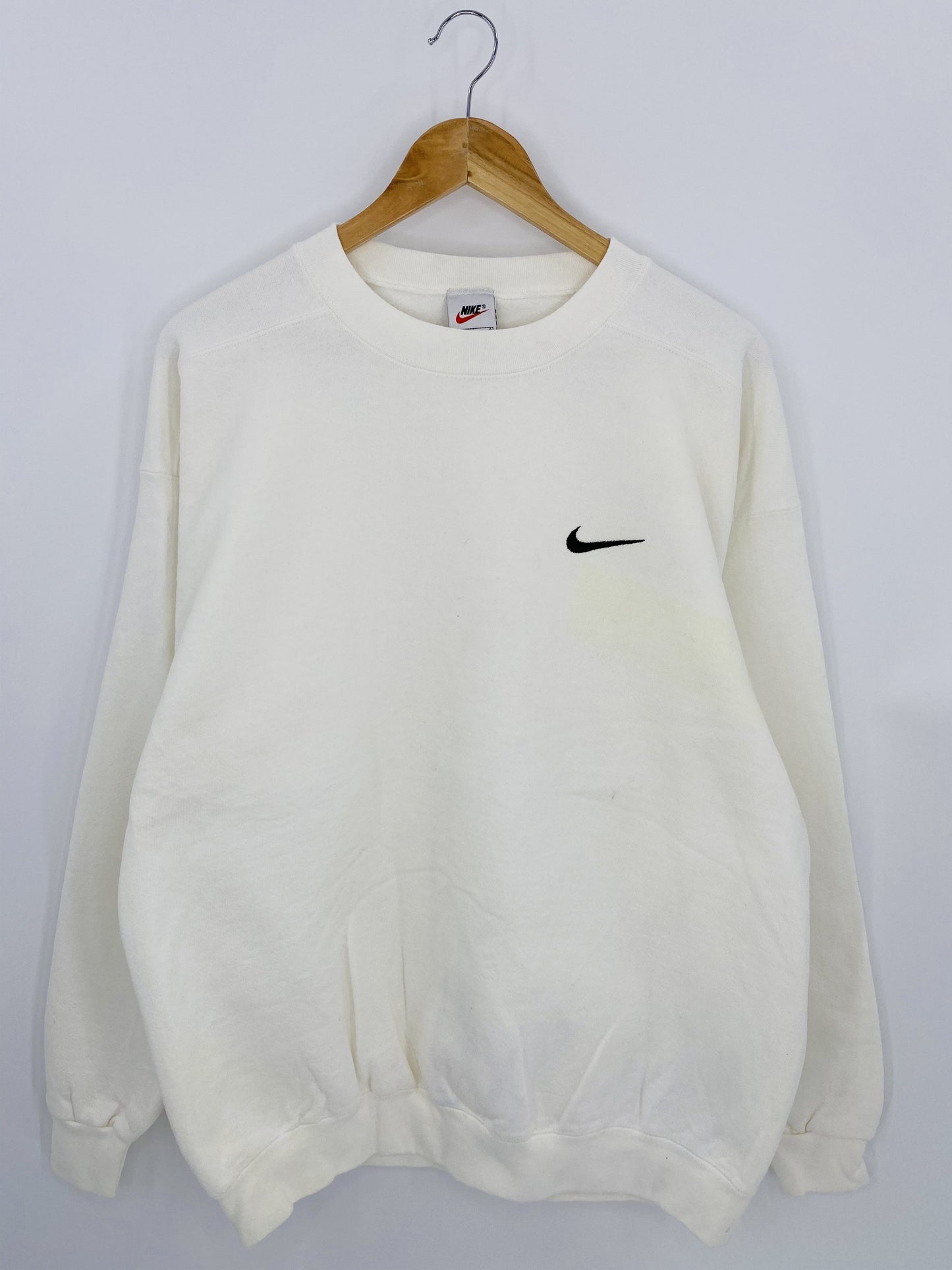 90’s NIKE MINI SWOOSH Made in USA Size L Vintage Sweat-shirt / k5990