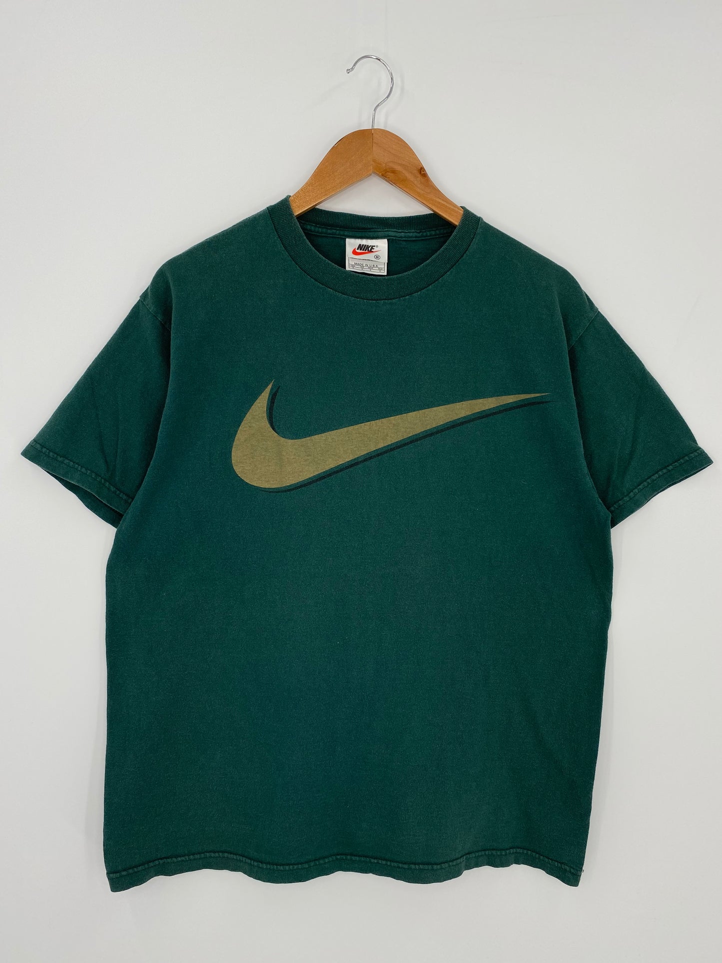90’s NIKE BIG SWOOSH Made in USA Size M Vintage T-Shirt / K946
