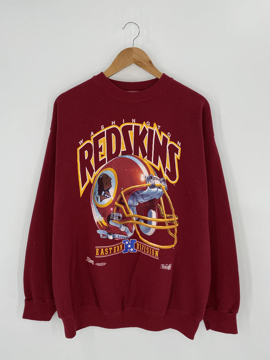 90’s WASHINGTON REDSKINS Made in USA Size XL Vintage NFL Sweat-Shirts / K6556