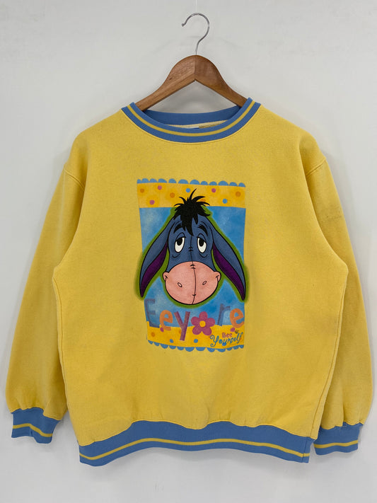 00’ DISNEY EEYORE Size No tag (Approx.M) Vintage Sweat-shirt / K2831
