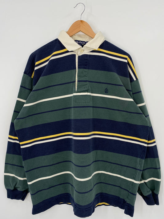 Vintage NAUTICA Size XXL Rugby-Shirt / A7780