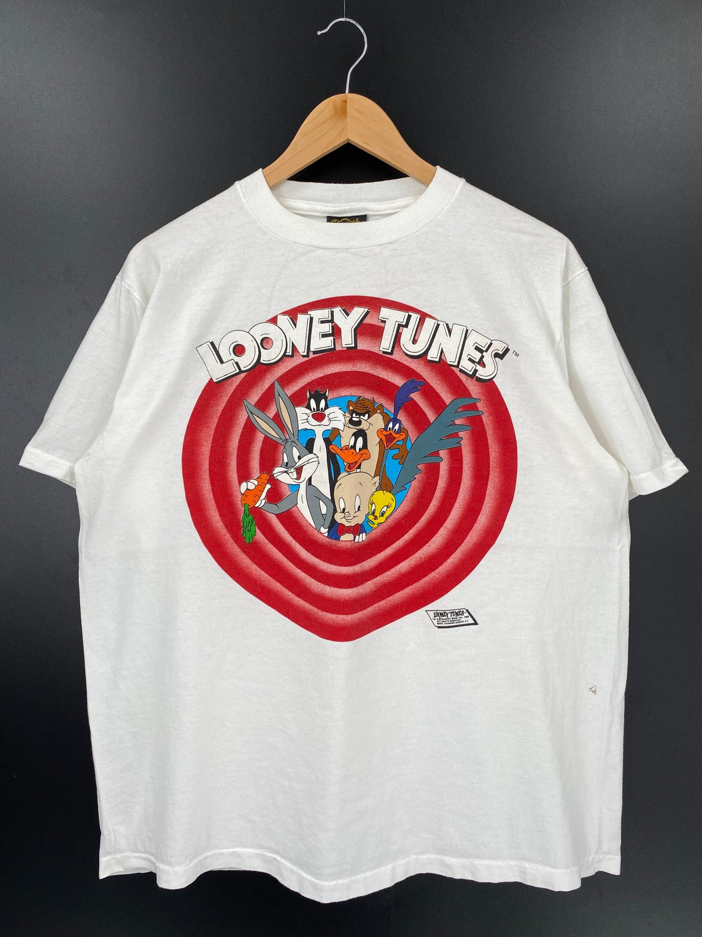 1989 LOONEY TUNES Made in USA Size XL Vintage T-Shirt / A3486