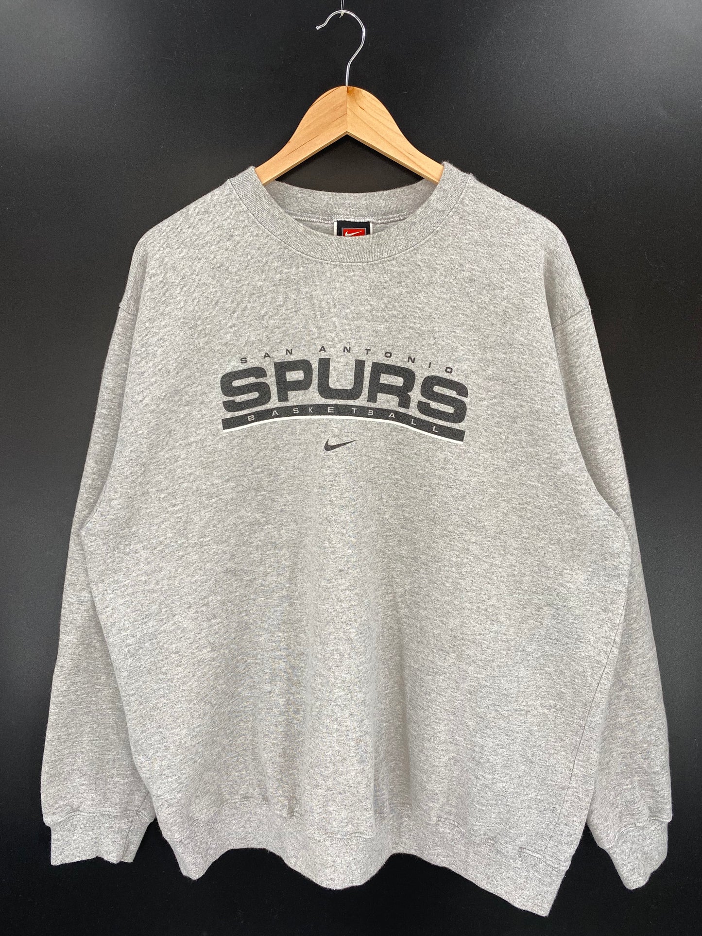00’ NIKE BASKETBALL SPURS Size XL Vintage Sweat-Shirts / K3004