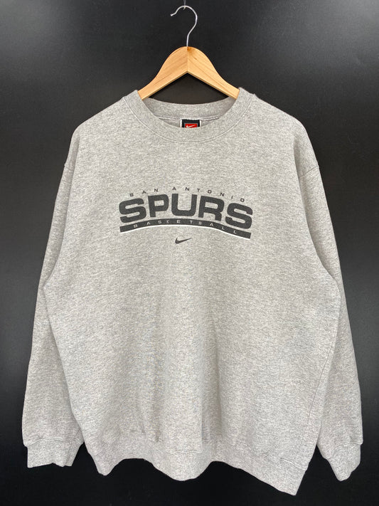 00’ NIKE BASKETBALL SPURS Size XL Vintage Sweat-Shirts / K3004