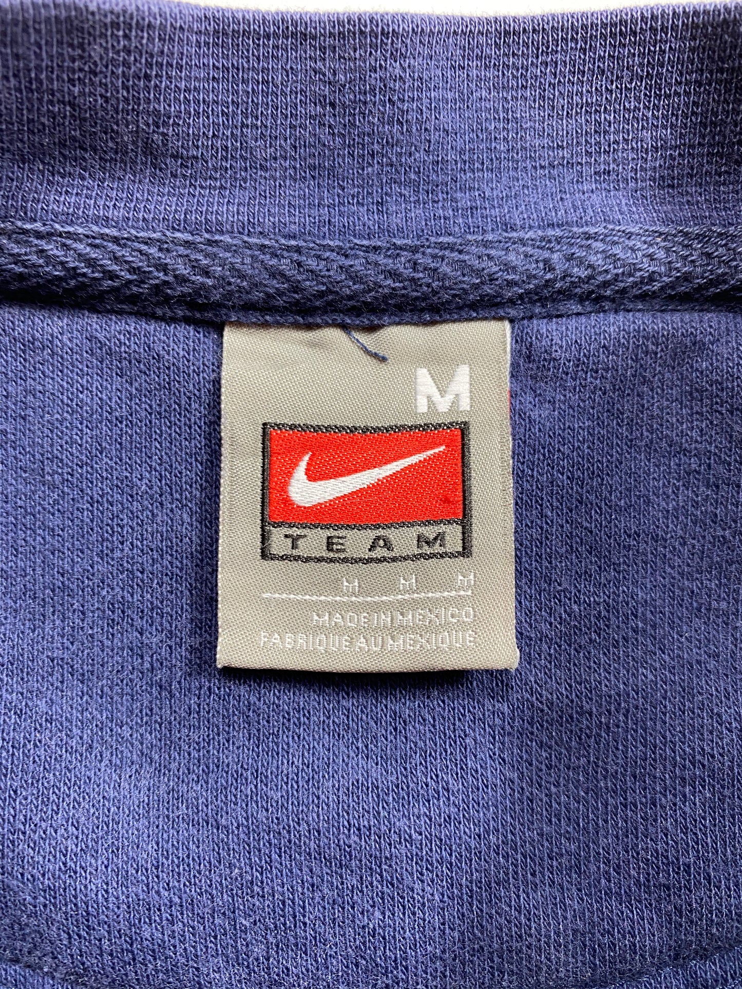 00' NIKE Navy Size M Vintage Sweat-shirt / 6708