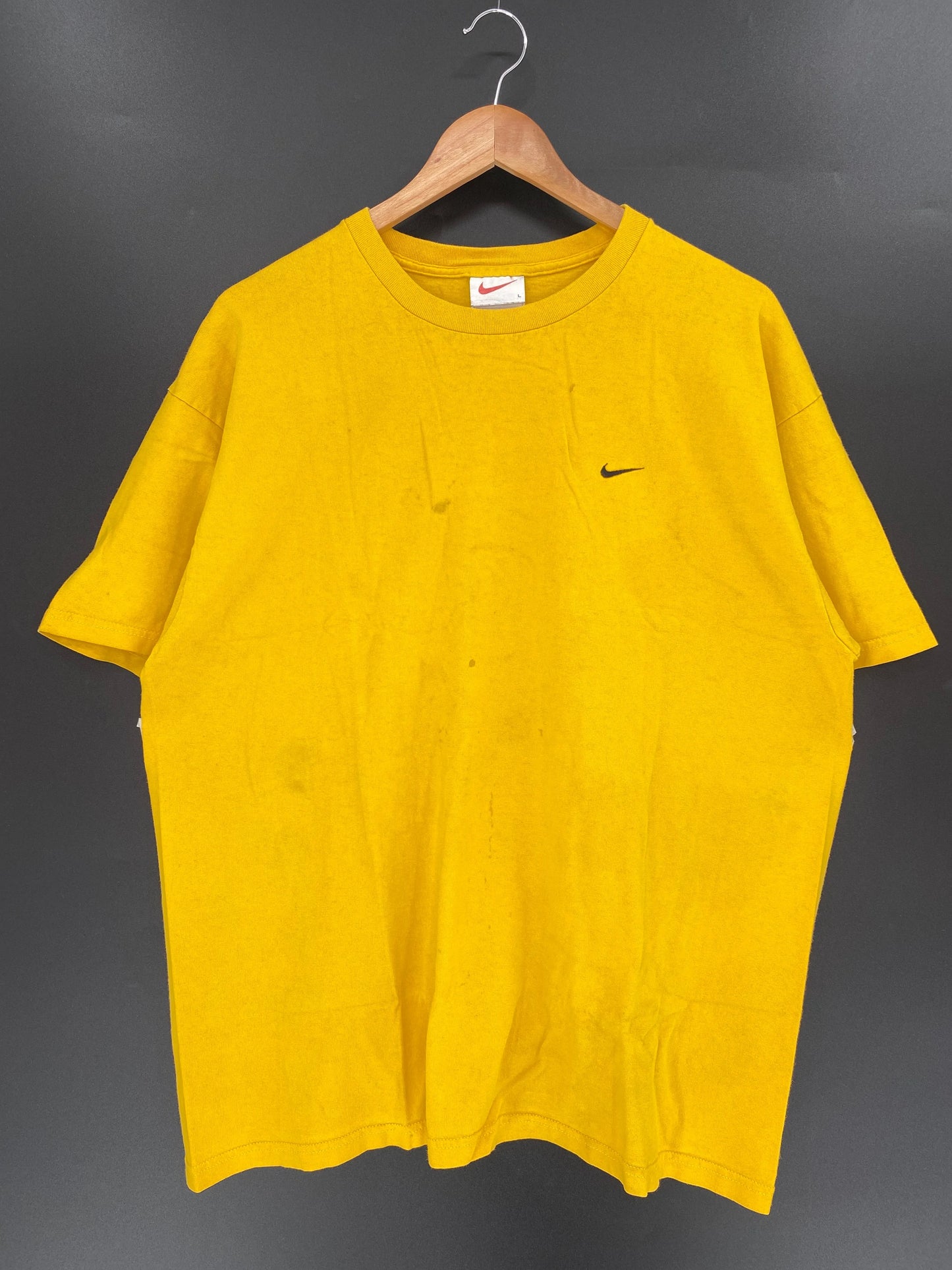 .90's NIKE MINI SWOOSH Made in USA Size L Vintage T-Shirt / E2061T