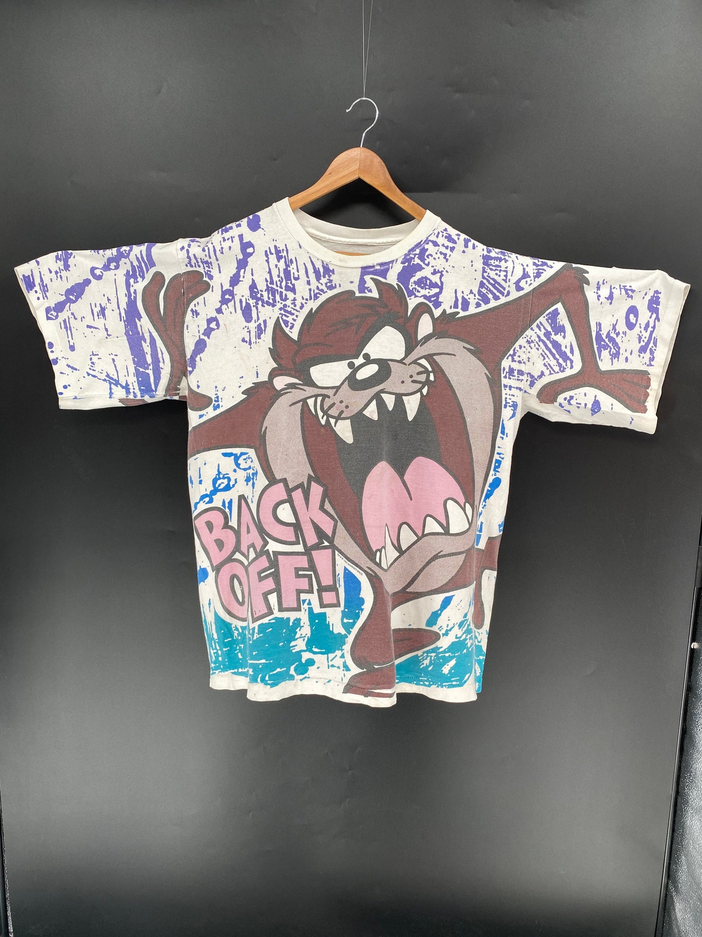 1993 LOONEY TUNES TAZ No tag Approx. Size XL Vintage T-Shirts / A2601