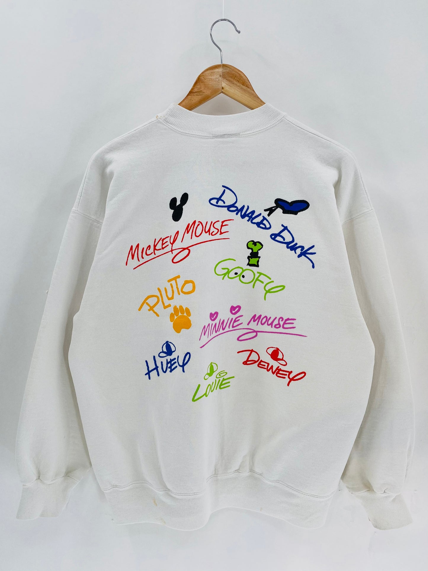 00’ DISNEY Made in USA Size L Vintage Sweat-shirt / 6527