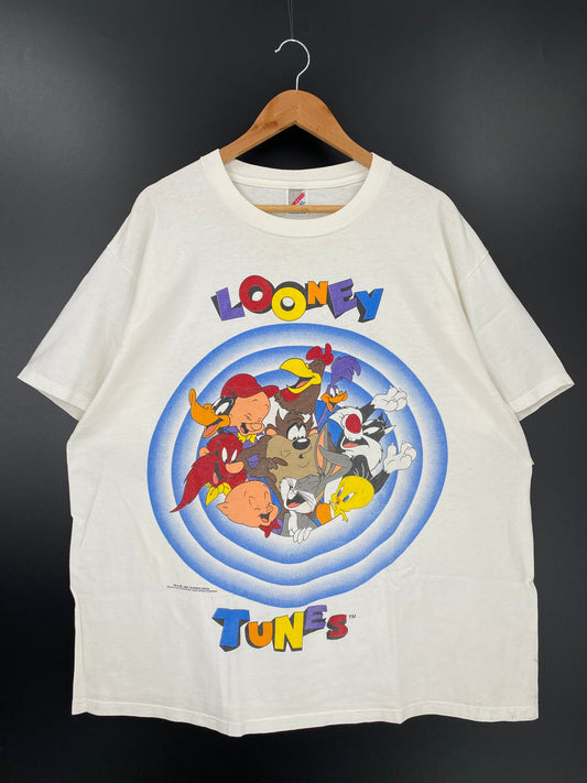 1993 LOONEY TUNES Made in USA Size XXL Vintage T-Shirt / E1978T