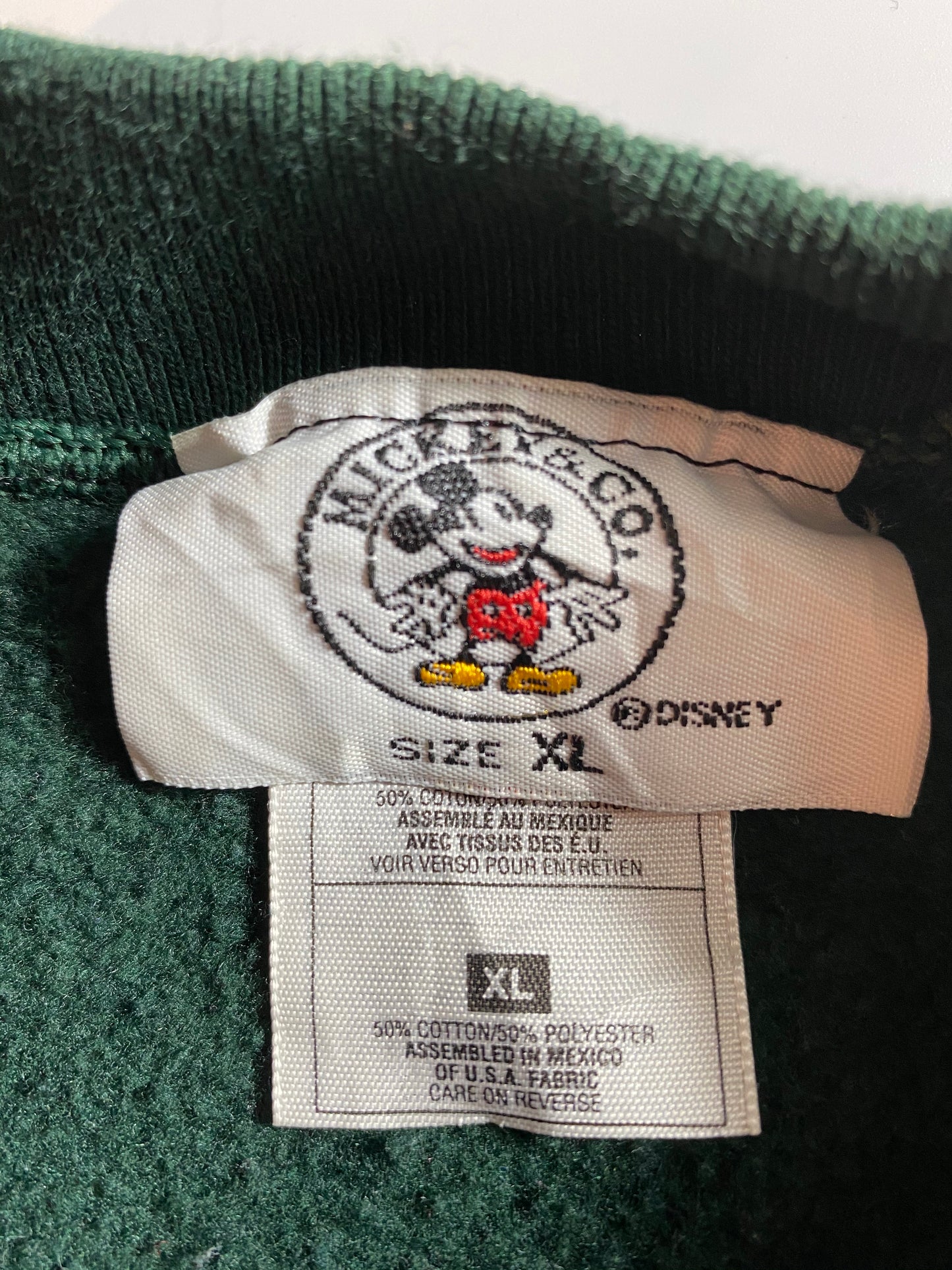 90’s DISNEY MICKEY Size XL Vintage Sweat-shirt / 8716